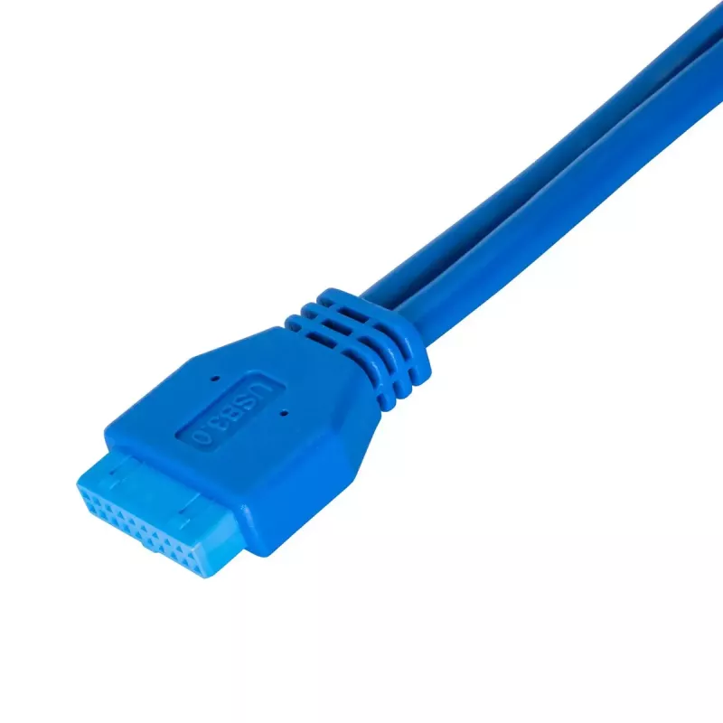 USB cable Akyga AK-CA-62 USB 3.2 Gen 1 65 m 2 x USB 3.0 Blue