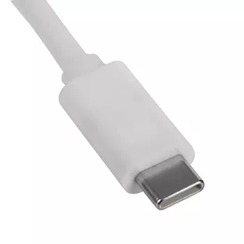 USB Hub Akyga AK-AD-57, USB 2.0 Type-C host, HDMI port, 500 Mbit/s, white, 80×80×15 mm