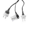 Power adapter Akyga AK-AD-61 — indoor 110–240V, compact white 48×48×86 mm