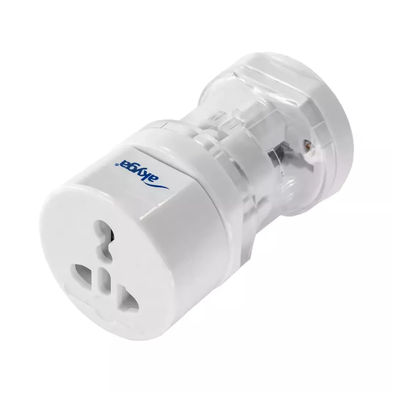 Power adapter Akyga AK-AD-61 — indoor 110–240V, compact white 48×48×86 mm
