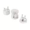 Power adapter Akyga AK-AD-61 — indoor 110–240V, compact white 48×48×86 mm