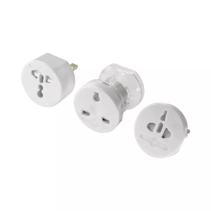 Power adapter Akyga AK-AD-61 — indoor 110–240V, compact white 48×48×86 mm