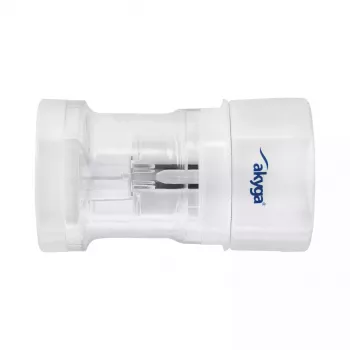 Power adapter Akyga AK-AD-61 — indoor 110–240V, compact white 48×48×86 mm