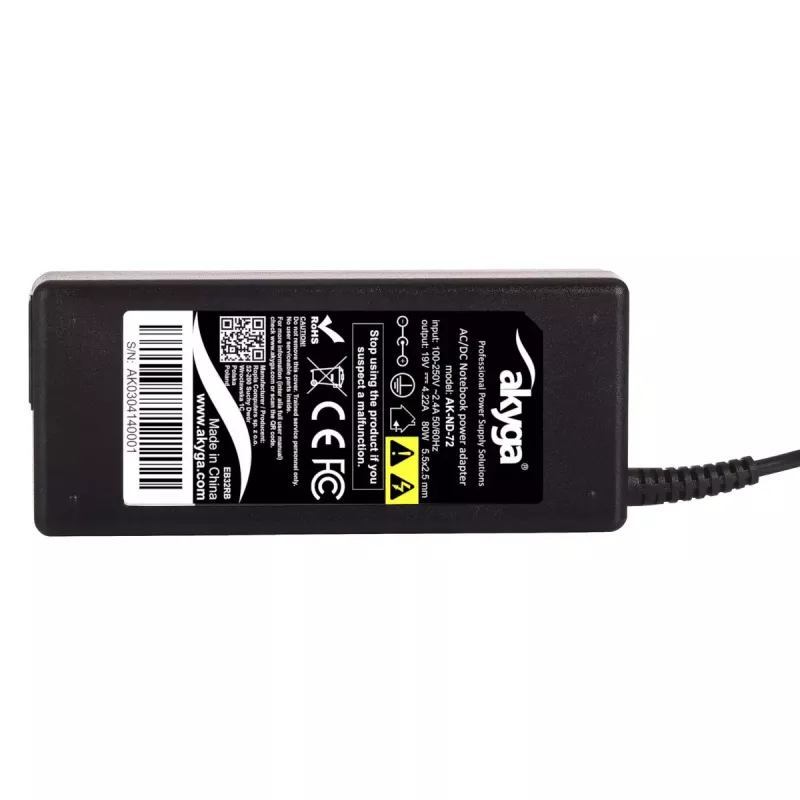 Akyga AK-ND-72 Power Adapter 80W Indoor Black for Printer