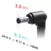 Power adapter/inverter Akyga AK-ND-73 — Indoor 100 W, 100–250 V input, 1.2 m cable, black