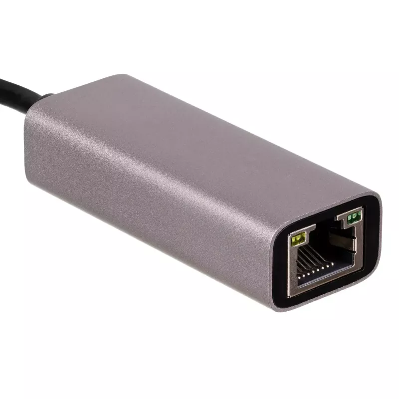 Network-to-USB adapter Akyga AK-AD-65 — RJ-45 to USB 3.2 Gen 1 (1 Gbit/s)
