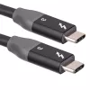 Akyga AK-USB-34 USB-C to USB-C Thunderbolt 3 Cable, 40 Gbps, 100 W, 1.5 m, Black