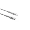 USB C to USB C cable Akyga AK-USB-41, USB 2.0, 1.8 m, white