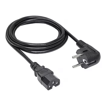Power cable Akyga AK-UP-08 CEE 7/7 to IEC C15, 1.8 m length