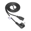 Power cable Akyga AK-UP-08 CEE 7/7 to IEC C15, 1.8 m length