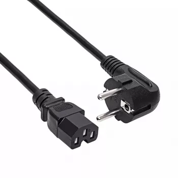 Power cable Akyga AK-UP-08 CEE 7/7 to IEC C15, 1.8 m length