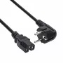 Power cable Akyga AK-UP-08 CEE 7/7 to IEC C15, 1.8 m length