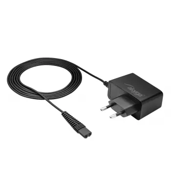 Power adapter/inverter Akyga AK-PD-23 for shaver, indoor 100–240 V, 4.8 W, black, 1.8 m cable
