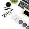 Power Extension Qoltec 50297 1.8m 6 AC Outlets Indoor Grey White