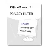 Frameless display privacy filter Qoltec 51063 43.2 cm (17 inch)