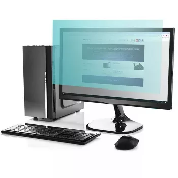 Screen protector QOLTEC 51073 — 21.5-inch matte anti-glare anti blue light filter