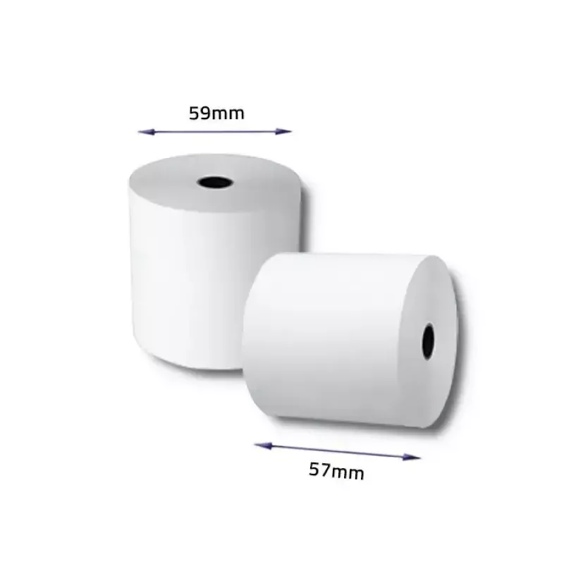 Thermal roll QOLTEC 57 x 40 mm 55 g/m² BPA free — QOLTEC 51897
