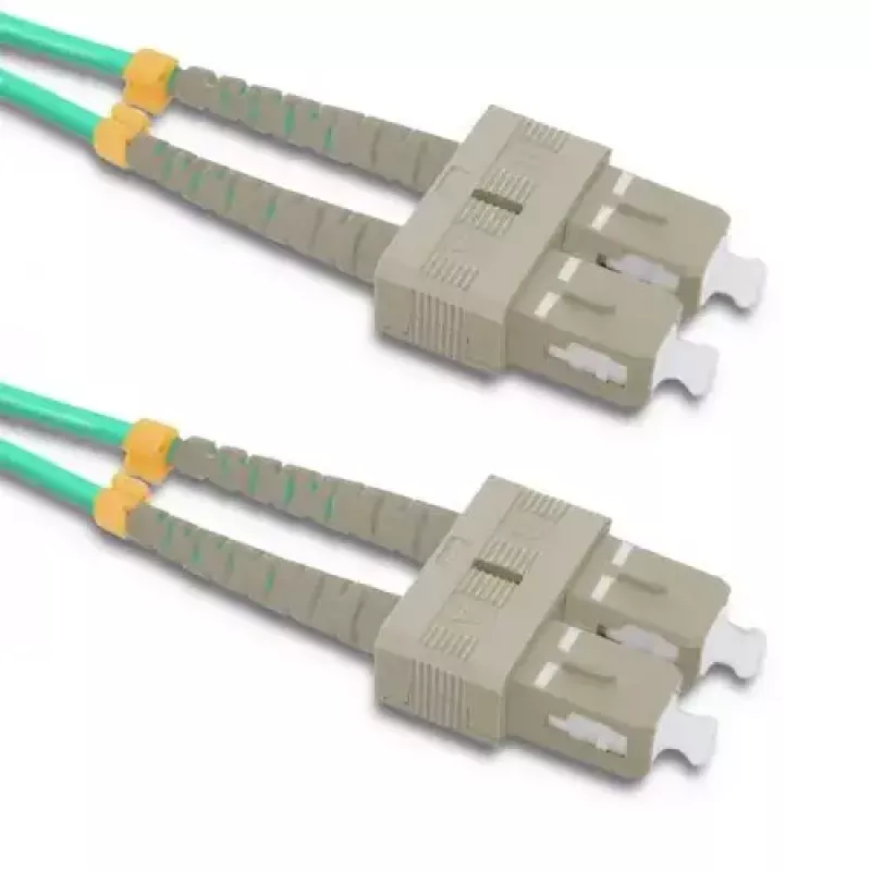 Fibre optic cable Qoltec 54356 2x SC OM4 10 m Green