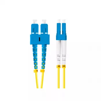 Fibre optic cable LANBERG FO-SULU-SD11-0020-YE, 2 m, G.657.A1, SC to LC, yellow