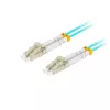 Fibre optic cable LANBERG FO-LULU-MD31-0050-TQ, OM3, LC–LC, 5 m, Aqua
