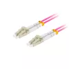 Fibre optic cable LANBERG FO-LULU-MD41-0100-VT 10 m OM4 LC–LC