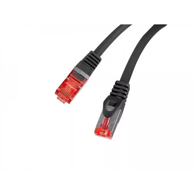 Networking cable Lanberg PCF6-10CU-0025-BK RJ-45 Cat6 0.25 m Black