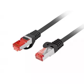 Networking cable Lanberg PCF6-10CU-0025-BK RJ-45 Cat6 0.25 m Black