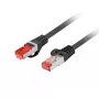 Networking cable Lanberg PCF6-10CU-0025-BK RJ-45 Cat6 0.25 m Black