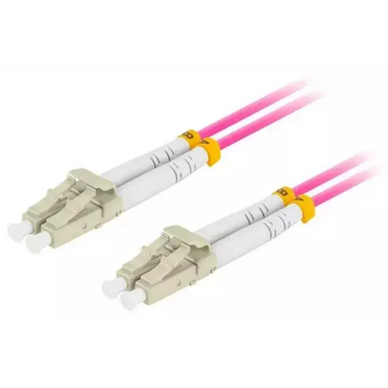 Fibre optic cable LANBERG FO-LULU-MD41-0150-VT 15 m OM4 LC/UPC - LC/UPC full duplex