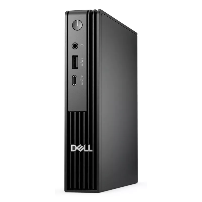 Mini PC Dell Pro QCM1255 — AMD Ryzen 7 PRO 8700GE, 16 GB DDR5, 512 GB SSD, Windows 11 Pro, Micro PC, Black