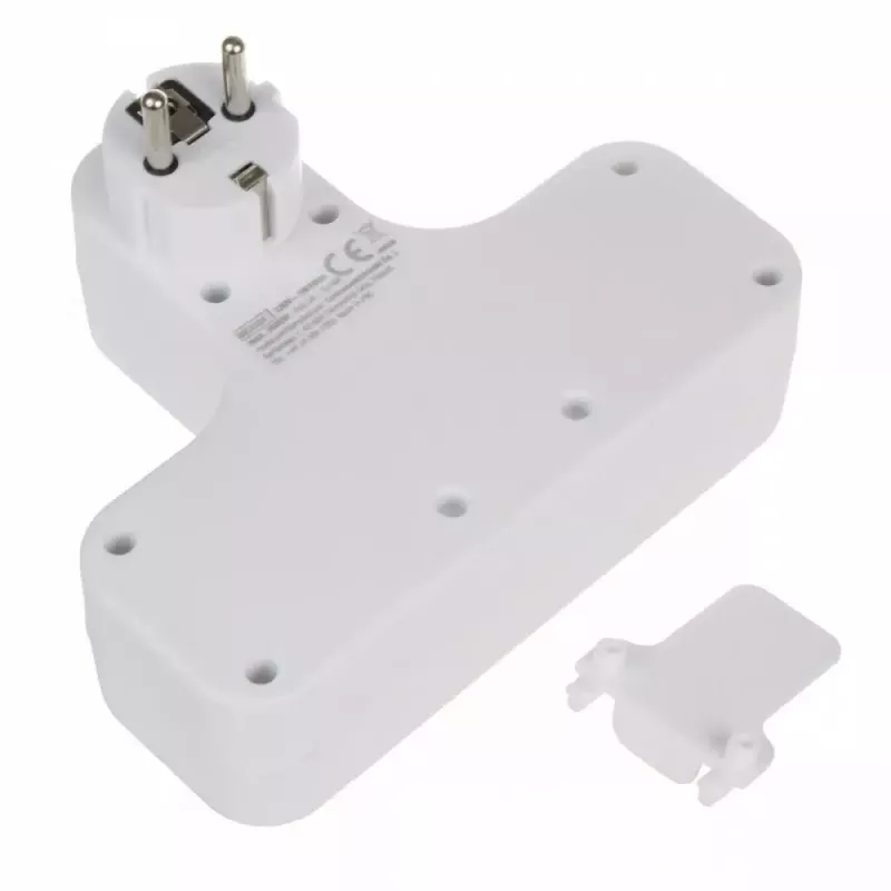 Power socket x4 with switch MACLEAN MCE244 — 4-socket power strip with individual switch