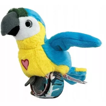 Interactive plush toy Cobi Happy Yappers - Blue Parrot (talking, sensor-activated)