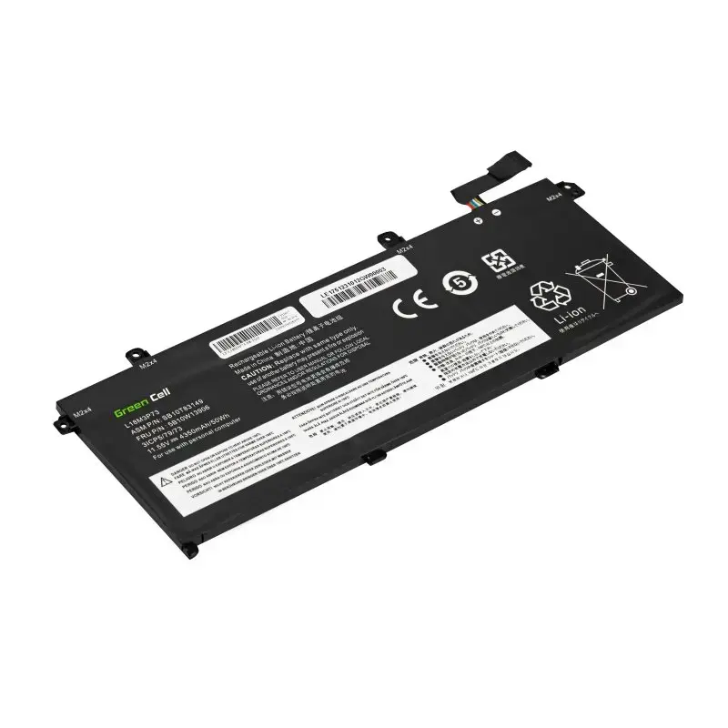 Battery Green Cell LE175 Lenovo ThinkPad T490 T495 P43s P14s T14 Gen 1 2