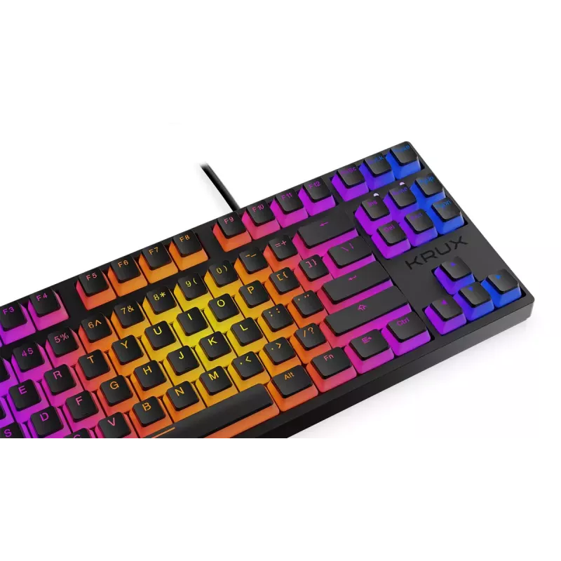 KRUX Atax PRO RGB keyboard Gaming USB QWERTY English Black Tenkeyless Mechanical