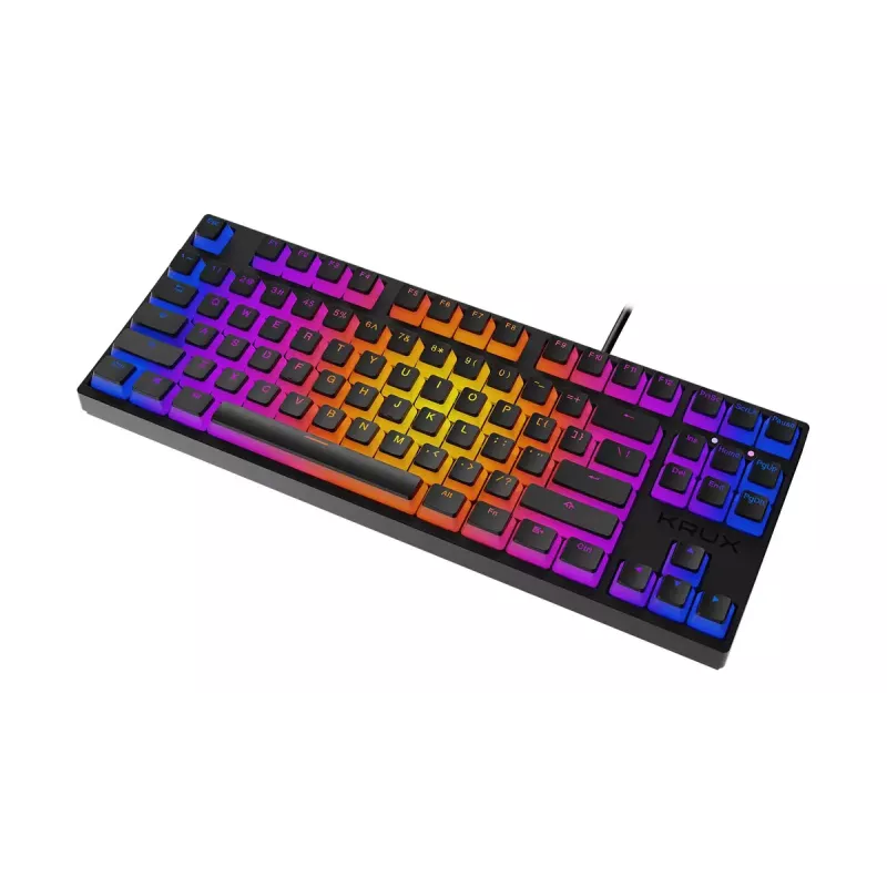 KRUX Atax PRO RGB keyboard Gaming USB QWERTY English Black Tenkeyless Mechanical