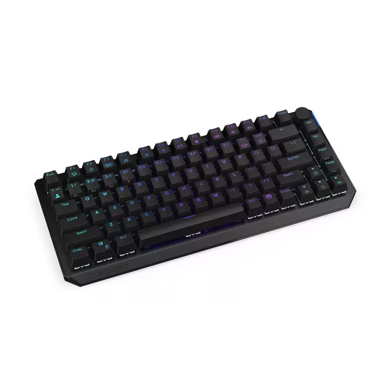 Keyboard ENDORFY Thock 75% Wireless Red Mechanical RGB LED Black