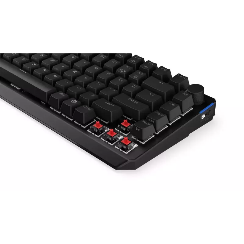 Keyboard ENDORFY Thock 75% Wireless Red Mechanical RGB LED Black