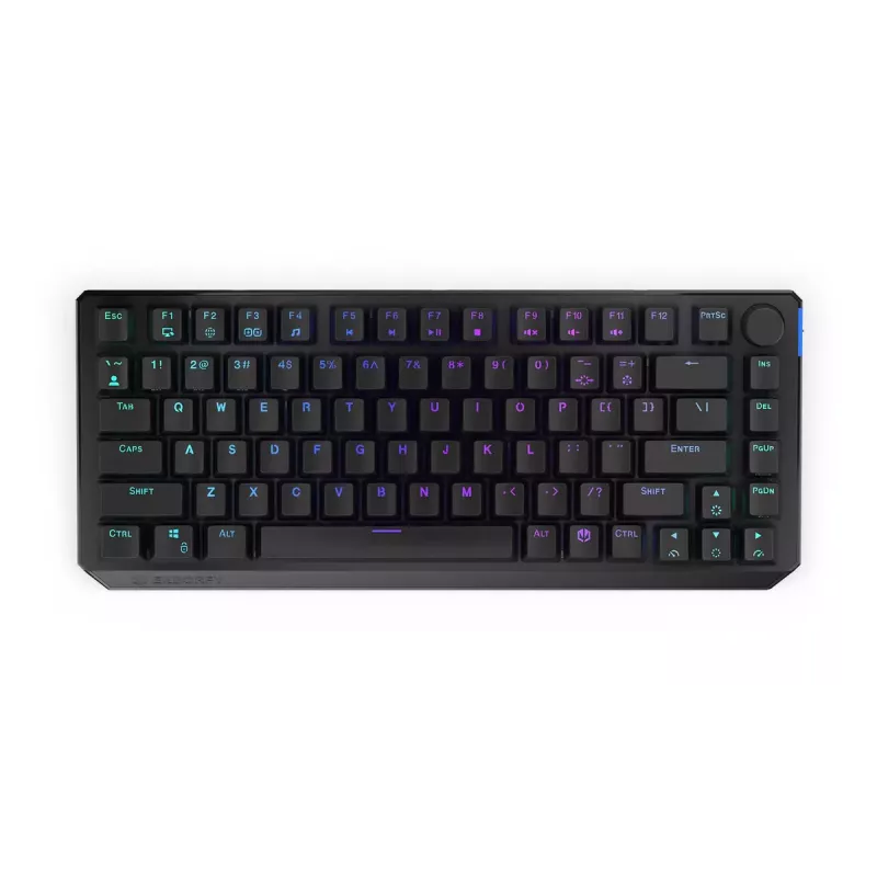 Keyboard ENDORFY Thock 75% Wireless Red Mechanical RGB LED Black