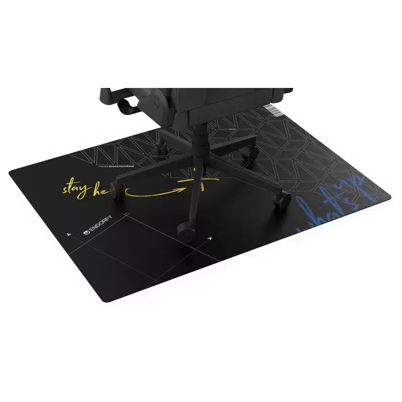 Floor protector pad ENDORFY FP120R Rectangular PVC 1200×900×2.2 mm Black