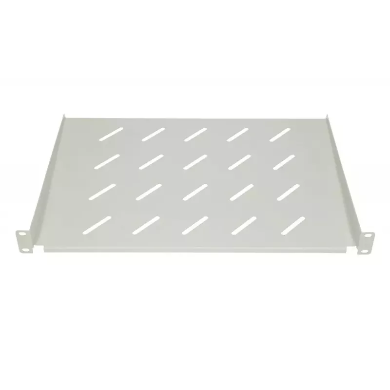 Extralink 1U 19-Inch Rack Shelf for Wall-Mount Cabinets, Grey, 300 mm Deep