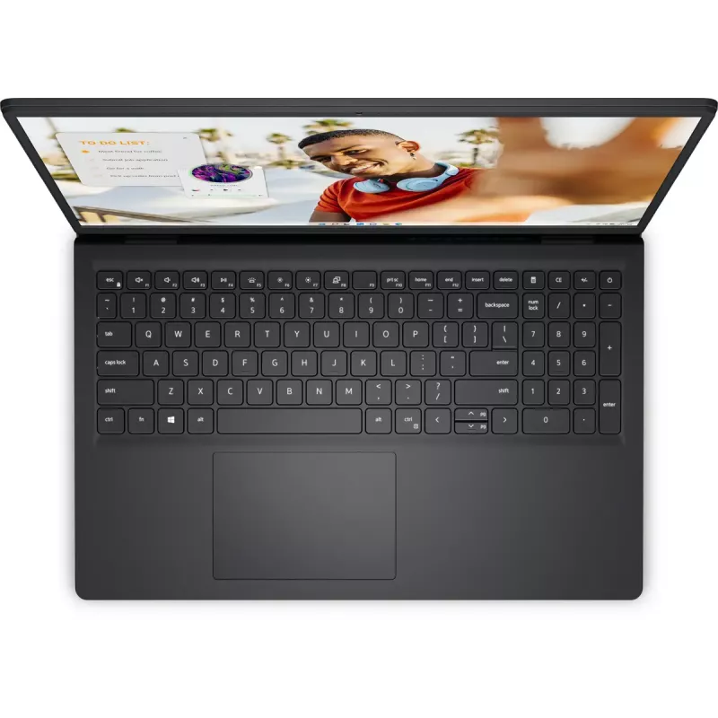 Laptop Dell Inspiron 3535 — AMD Ryzen 7 7730U, 15.6 inch FHD Touch, 16 GB RAM, 512 GB SSD, Windows 11 Home, Black