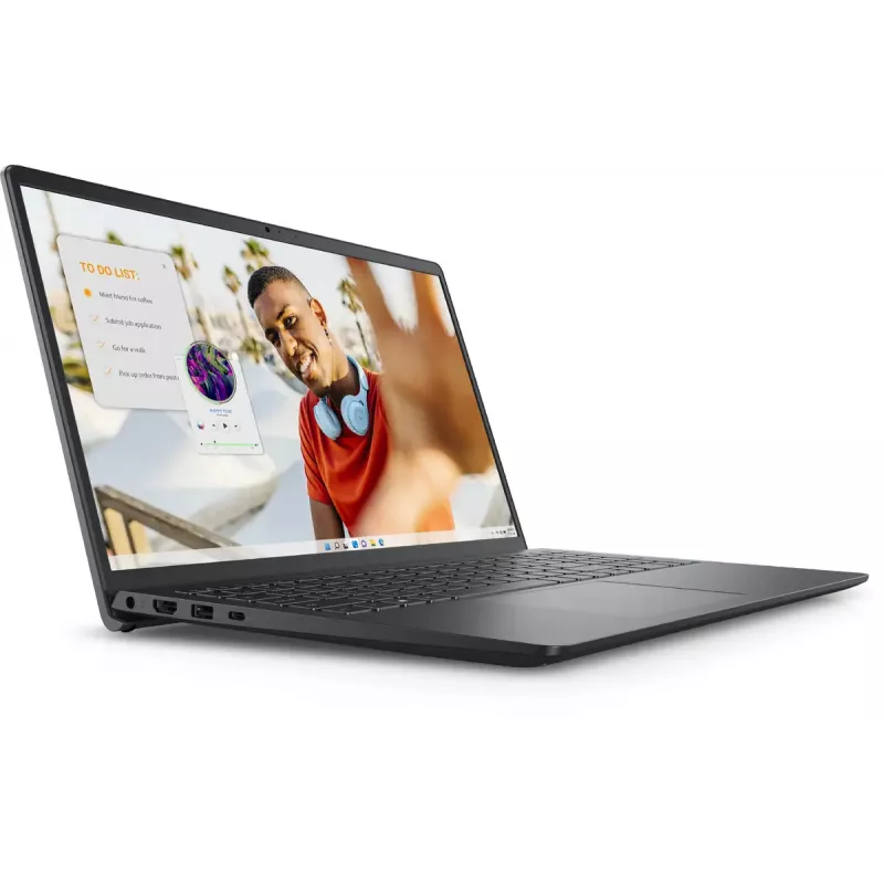 Laptop Dell Inspiron 3535 — AMD Ryzen 7 7730U, 15.6 inch FHD Touch, 16 GB RAM, 512 GB SSD, Windows 11 Home, Black