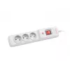 Power strip ARMAC M3 with 3 outlets and 1.5 m cable, grey
