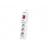Power strip ARMAC M3 with 3 outlets and 1.5 m cable, grey