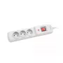 Power strip ARMAC M3 with 3 outlets and 1.5 m cable, grey