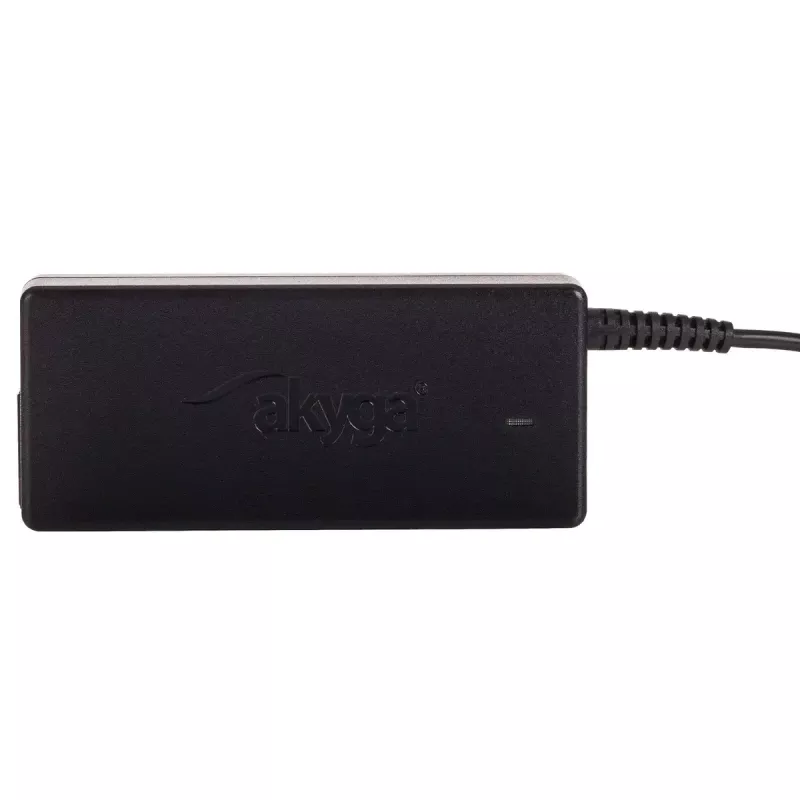 Laptop charger Akyga AK-ND-85, indoor AC adapter 100–250V input, 12V 5A output, 1.2m cable, black