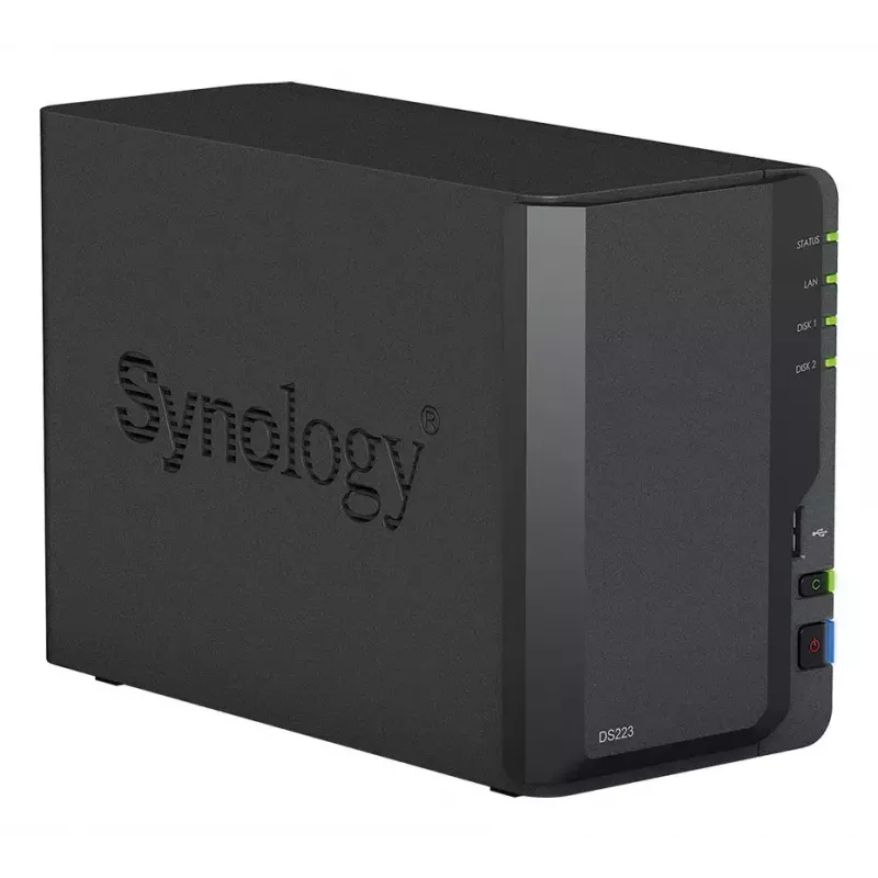 Synology DiskStation DS223 2-Bay NAS Bundle with 2x 6TB HAT3300 (12TB)