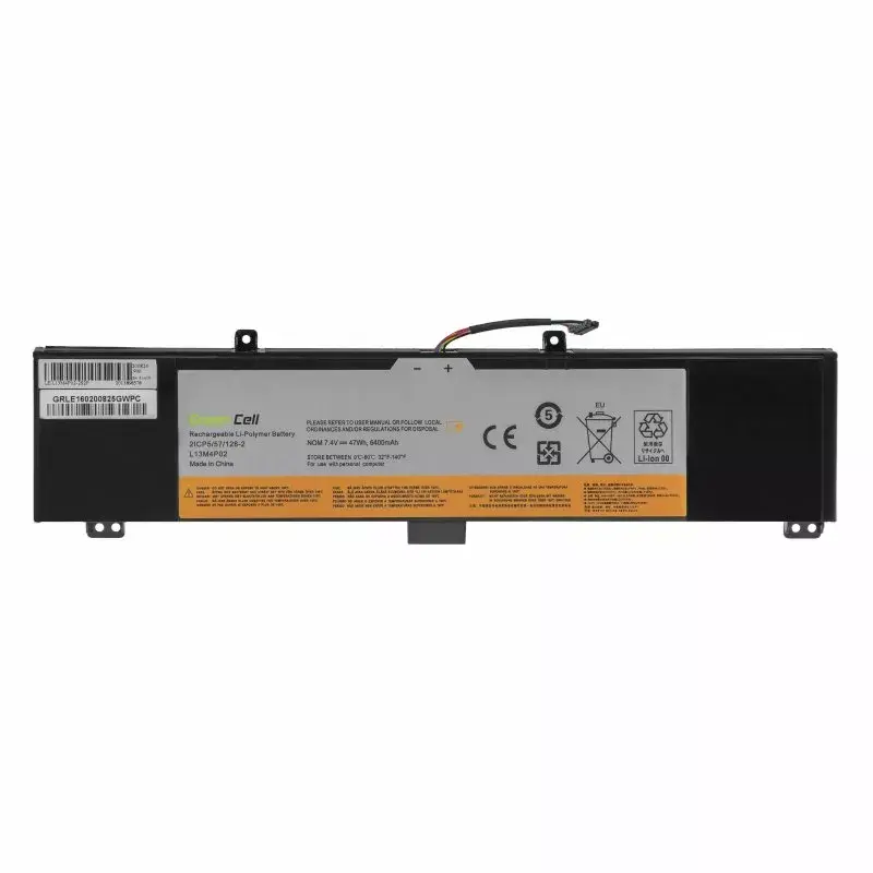 Battery Green Cell LE160 for Lenovo Y50 Y50-70 Y70 Y70-70