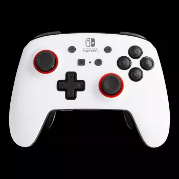Gamepad PowerA FUSION Pro Wireless Controller for Nintendo Switch — White/Black, Bluetooth & USB-C, 900 mAh