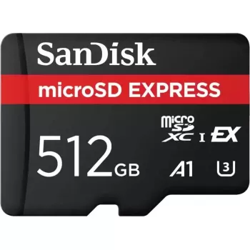 microSDXC memory card SANDISK GamePlay 512 GB Class 10 UHS-I U3 V30 for gaming and video